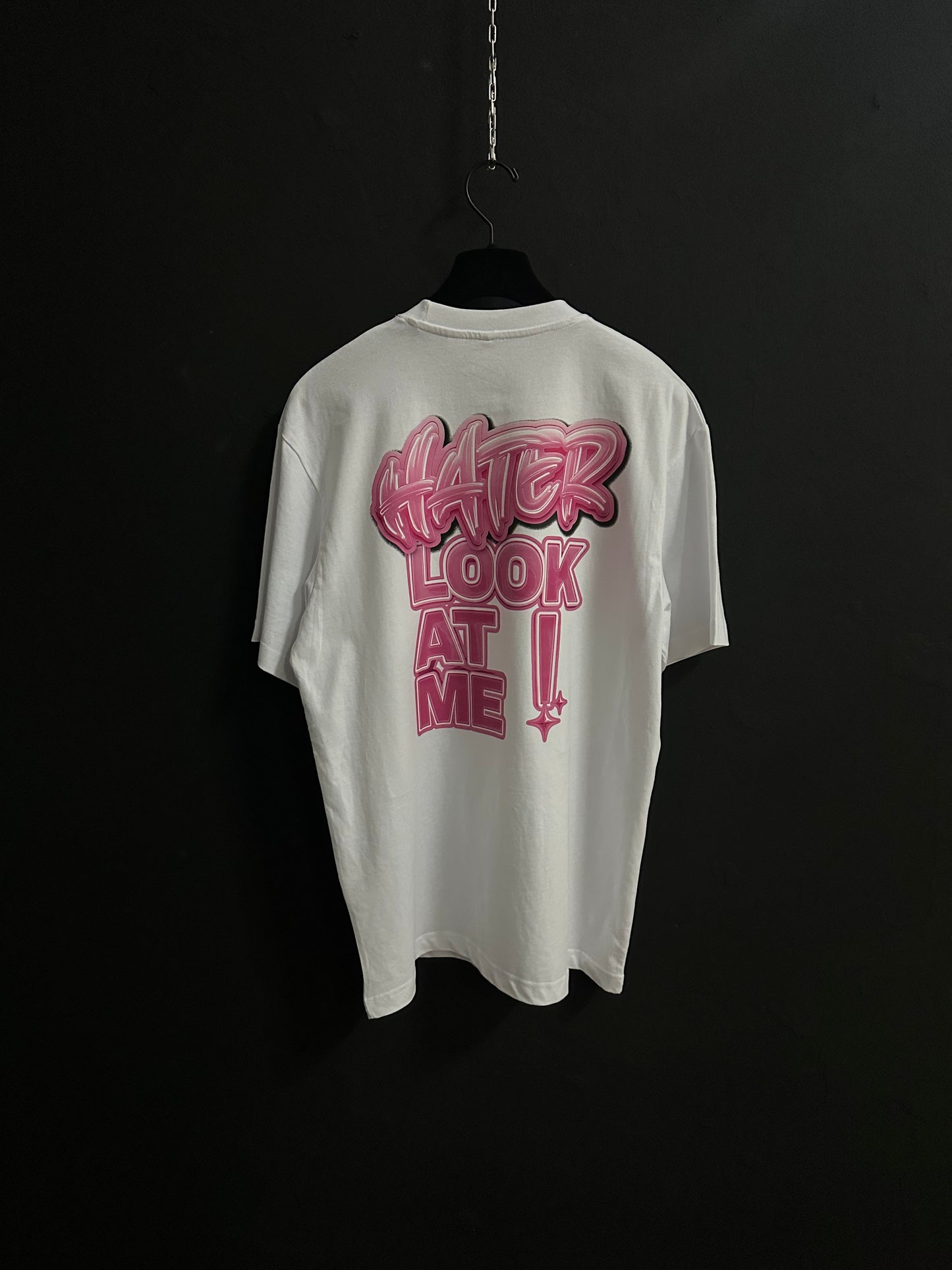 Camiseta HATER LOOK AT ME ( Pink edition)